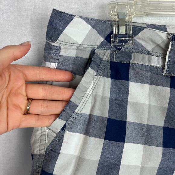 Vintage Aeropostale Shorts Juniors Y2K Low Rise Micro Mini Plaid Check Preppy - Picture 2 of 6